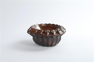 BlumenBowl, Altai Keramik Ø26x H12cm, brown/black BlumenBowl, Altai Keramik Ø26x H12cm, brown/black