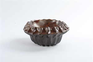 BlumenBowl, Altai Keramik Ø32x H15cm, brown/black BlumenBowl, Altai Keramik Ø32x H15cm, brown/black