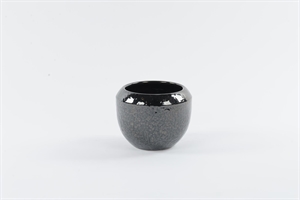 BlumenTopf, Altai Keramik Ø19.3x H15cm, black BlumenTopf, Altai Keramik Ø19.3x H15cm, black
