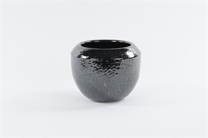 BlumenTopf, Altai Keramik Ø25.2x H20.5cm, black BlumenTopf, Altai Keramik Ø25.2x H20.5cm, black