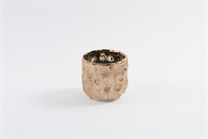 BlumenTopf, Arabo Keramik Ø12.5x H11.2cm, nickel gold BlumenTopf, Arabo Keramik Ø12.5x H11.2cm, nickel gold