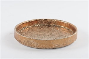 Schale, Earth Keramik - Ø25x H4cm, nickel gold Schale, Earth Keramik - Ø25x H4cm, nickel gold