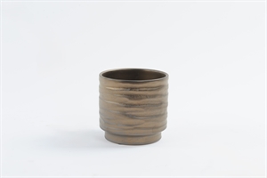 Blumentopf, Industrial Ø13.5x H12.5cm, antique gold Blumentopf, Industrial Ø13.5x H12.5cm, antique gold