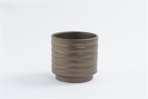Blumentopf, Industrial Ø16.5x H15.8cm, antique gold Blumentopf, Industrial Ø16.5x H15.8cm, antique gold