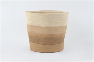 Blumentopf, Namibiè Keramik Ø30.5x H26.5cm, earth tone Blumentopf, Namibiè Keramik Ø30.5x H26.5cm, earth tone