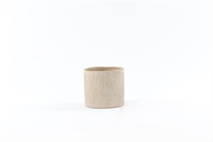 Blumentopf, Soleil - Keramik Ø16.5x H15.5cm, sand Blumentopf, Soleil - Keramik Ø16.5x H15.5cm, sand