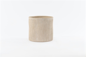 Blumentopf, Soleil - Keramik Ø25x H23.5cm, sand Blumentopf, Soleil - Keramik Ø25x H23.5cm, sand