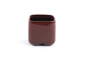 Blumentopf, Cherry Keramik Ø15x H14cm, rosewood Blumentopf, Cherry Keramik Ø15x H14cm, rosewood