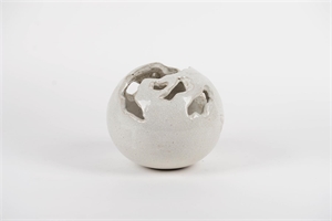 Kugel, mit Löcher 27cm, weiss Kugel, mit Löcher 27cm, weiss