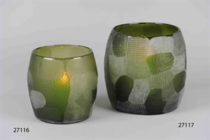 Glasvase, Aerial Ø22x H22cm, grün* Glasvase, Aerial Ø22x H22cm, grün*