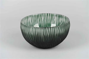 Glasvase, Viridian Ø22x H11.5cm, grün Glasvase, Viridian Ø22x H11.5cm, grün