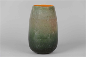 Vase, Sunset Ø17.5x H27.5cm, grün