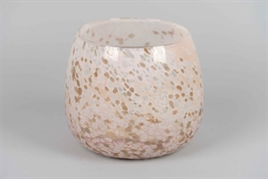 Glasvase, Appaloosa Ø22.3x H18.3cm, Glasvase, Appaloosa Ø22.3x H18.3cm,