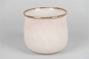 Glasvase, The new chic Ø21x H20cm, pink Glasvase, The new chic Ø21x H20cm, pink