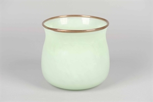 Glasvase, The new chic Ø21x H20cm, grün Glasvase, The new chic Ø21x H20cm, grün