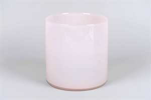 Glasvase, Opaline Ø20x H20cm, pink Glasvase, Opaline Ø20x H20cm, pink