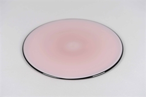 Untersetzer, Glas Opaline Ø28cm, pink Untersetzer, Glas Opaline Ø28cm, pink