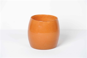Glasvase, Musk Ø17.5x H17.2cm, muskmelon Glasvase, Musk Ø17.5x H17.2cm, muskmelon