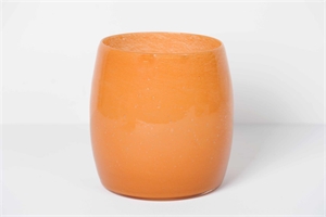 Glasvase, Musk Ø21.5x H22.5cm, muskmelon Glasvase, Musk Ø21.5x H22.5cm, muskmelon