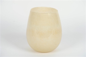 Glasvase, Desert Ø22.5x H25cm, sand Glasvase, Desert Ø22.5x H25cm, sand