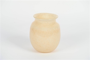 Glasvase, m.Kragen - Desert Ø18x H20cm, sand Glasvase, m.Kragen - Desert Ø18x H20cm, sand