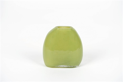 Glasvase, Cocoon Ø12.8x 7x H12.5cm, leaf green