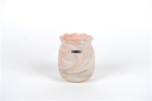 Glasvase, Cloud Ø12x H14cm, coral Glasvase, Cloud Ø12x H14cm, coral