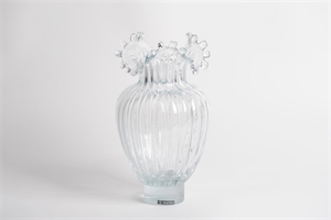 Glasvase, Royalty robe Ø18.5x H30cm, klar Glasvase, Royalty robe Ø18.5x H30cm, klar