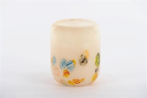 Glasvase, Color crush Ø17.8x H21.8cm, bunt* Glasvase, Color crush Ø17.8x H21.8cm, bunt*