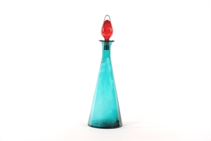 Deko Glasflasche, Mistica - Ø17.5x H42cm, aquamarin Deko Glasflasche, Mistica - Ø17.5x H42cm, aquamarin