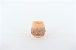 Glasvase, Excitement - Ø10.7x H11.1cm, latte Glasvase, Excitement - Ø10.7x H11.1cm, latte