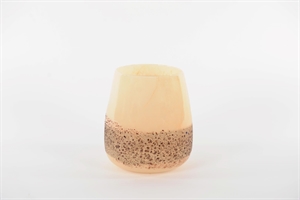 Glasvase, Excitement - Ø18.3x H20cm, latte Glasvase, Excitement - Ø18.3x H20cm, latte
