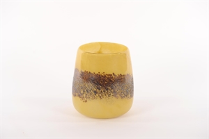 Glasvase, Excitement - Ø18.3x H20cm, curry Glasvase, Excitement - Ø18.3x H20cm, curry