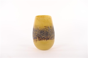 Glasvase, Excitement - Ø15.5x H23.5cm, curry Glasvase, Excitement - Ø15.5x H23.5cm, curry
