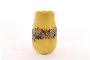 Glasvase, Excitement - Ø18.6x H30.4cm, curry Glasvase, Excitement - Ø18.6x H30.4cm, curry