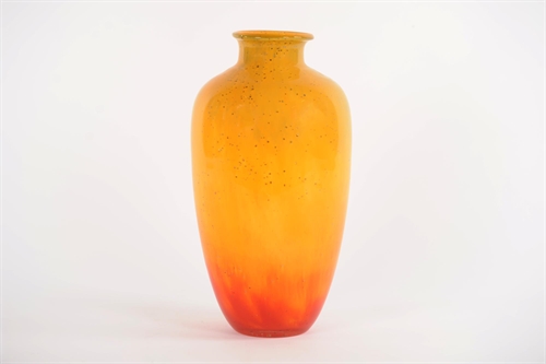 Glasvase, Incaberry - Ø21.9.x H40.2cm, orange/rot Glasvase, Incaberry - Ø21.9.x H40.2cm, orange/rot