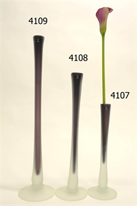 Vase/ Kerzenständer, milchglas Ø11x H40cm, opaque violettes Vase/ Kerzenständer, milchglas Ø11x H40cm, opaque violettes