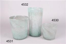 Glasvase, Dapple 18.5 x 22cm, teal Glasvase, Dapple 18.5 x 22cm, teal