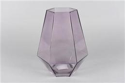 Vase, Poligonali - 21x 26cm, ash lilac