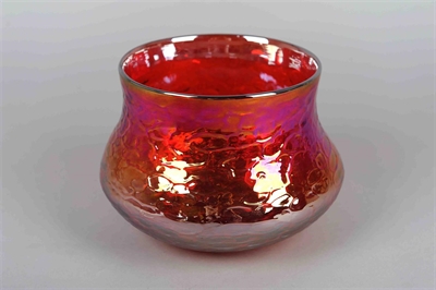 GlasSchüssel, Rouge vif - Ø22.5x H16.5cm, rot