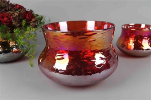 GlasSchüssel, Rouge vif - Ø34x H24cm, rot