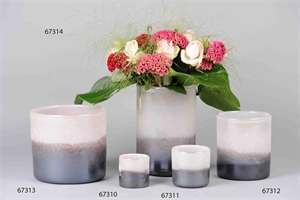 Windlicht Glas, Earth & Sky Ø8x H8cm, blush Windlicht Glas, Earth & Sky Ø8x H8cm, blush