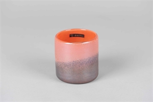 Windlicht Glas, Earth & Sky Ø10x H10cm, red Windlicht Glas, Earth & Sky Ø10x H10cm, red