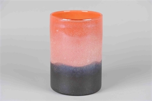 Windlicht Vase, Earth & Sky Ø17x H25cm, red Windlicht Vase, Earth & Sky Ø17x H25cm, red