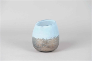 Glasvase, Blue dusk Ø17.5x 20cm, blau Glasvase, Blue dusk Ø17.5x 20cm, blau