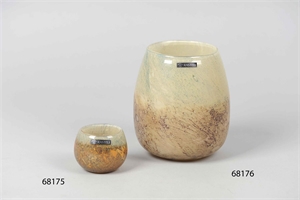 Glasvase, Terre lunaire Ø8.5x H8cm, sand* Glasvase, Terre lunaire Ø8.5x H8cm, sand*
