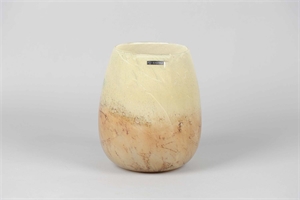 Glasvase, Terre lunaire Ø22.8x H26.5cm, sand Glasvase, Terre lunaire Ø22.8x H26.5cm, sand