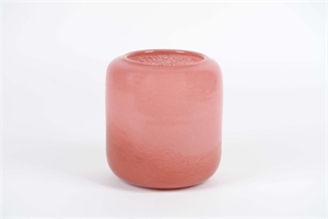 Glasvase, Base Ø20x H19cm, rouge Glasvase, Base Ø20x H19cm, rouge