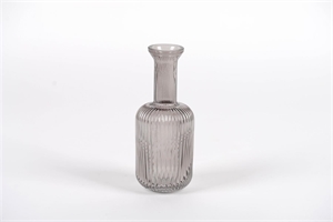 Vase, Botelo Ø8.5x H20.5cm, grey