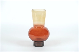 Vase, Trioble Ø20x H31.5cm, rot